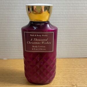 Bath & Body Works A Thousand Christmas Wishes Body Lotion 8 oz Retired New Gift
